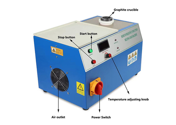 3.5kw 220V 2kg Induction Gold Melting Furnace Shipping By Express