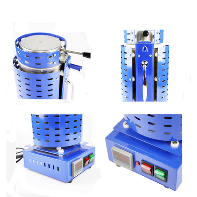 1.5kw Portable Mini Gold Melting Furnace For Jewelry