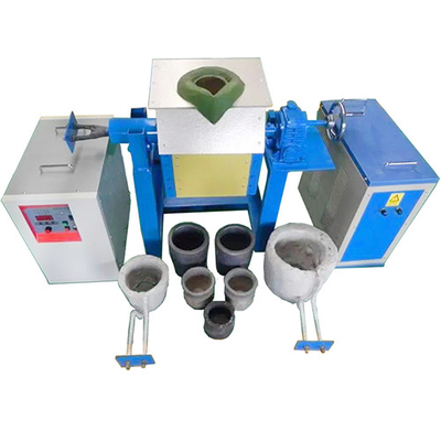 Induction billet heating furnace induction copper melting furnace with induction furnace graphite crucible for sale
